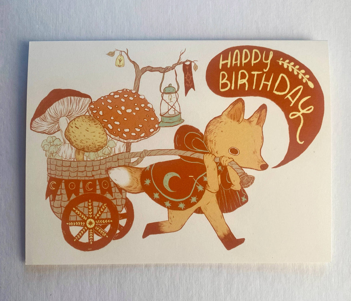 Mushroom Birthday Card
