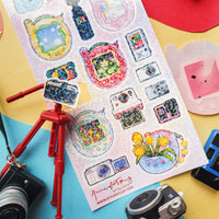 Pixel Pocket Nostalgia Sticker Sheet