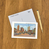 Postcard MI-26 Michigan Avenue, Lansing