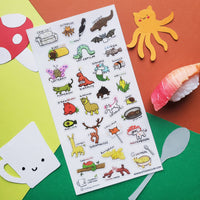 Strawbeary Lollipup Sticker Sheet