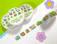 Froggy Fan Washi Tape | Frog Lover | Back to School | Y2K
