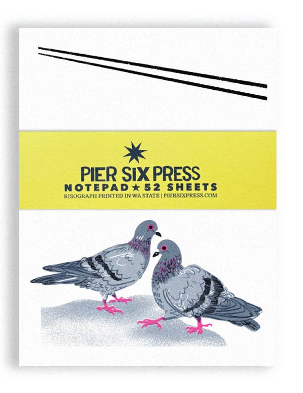 Pigeons! 'Little Jotter' Notepad 