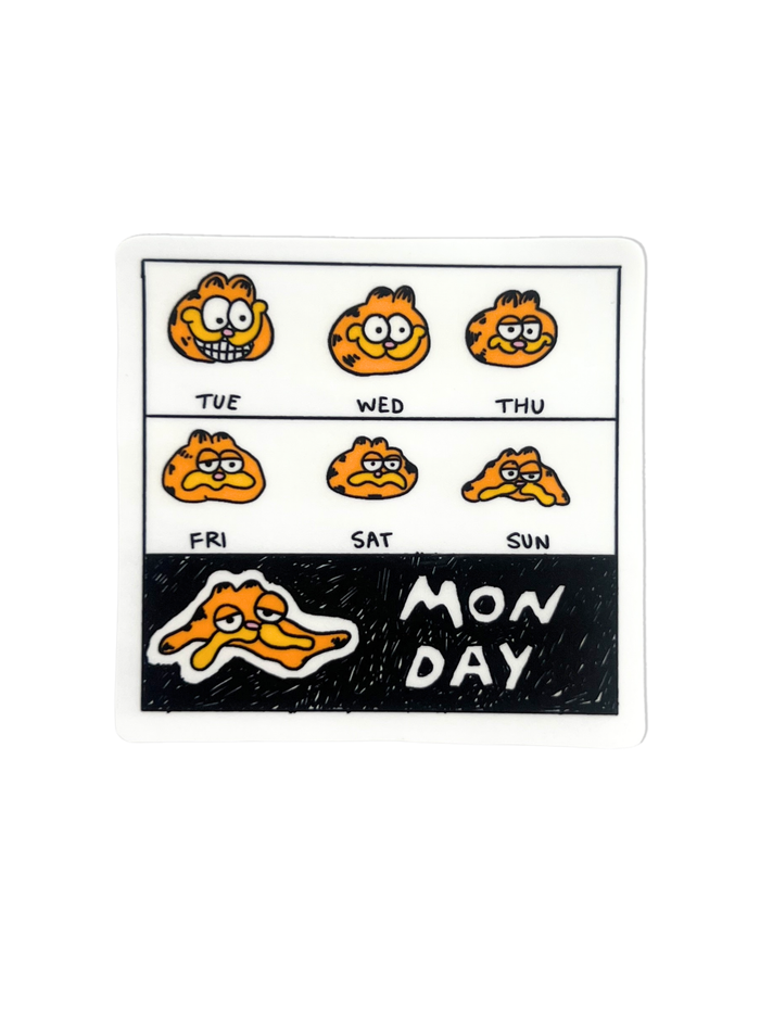 Ugh Mondays Sticker