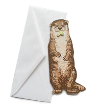Cutout Otter Best Fishes Card