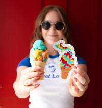 Superman Ice Cream Michigan Sticker