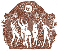 Sundance Card, pagan, autumnal, solstice, sun, warm