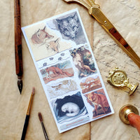 Fantastic Foxes Sticker Sheet