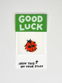 Good Luck Ladybug L'il Something Iron-On Card