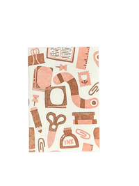 Bookworm and Stationery Pocket Notebook