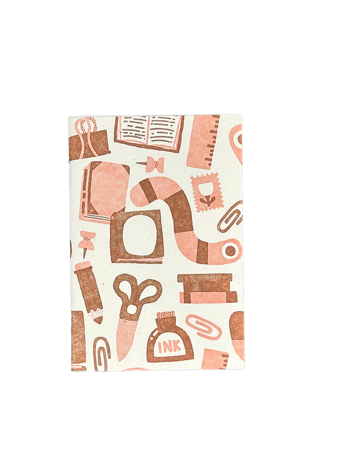 Bookworm and Stationery Pocket Notebook