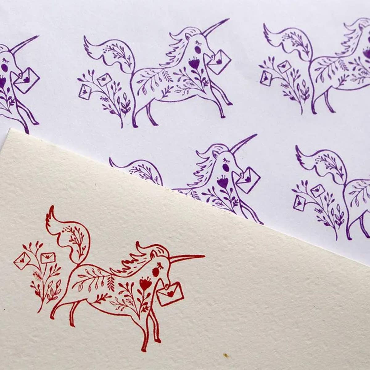Unicorn Mail Stamp | Snail Mail & Pen Pal Gift