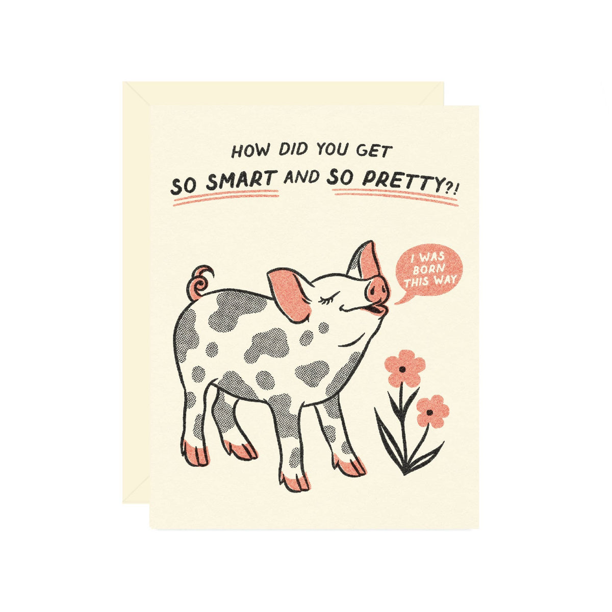Pretty Pig Card