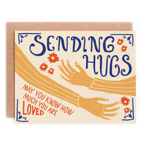 Sending Hugs Sympathy Card