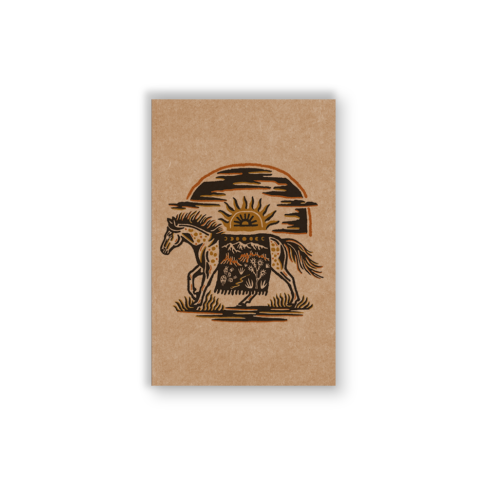 RaycoDesign — Wild West Kraft Classic Layflat Notebook
