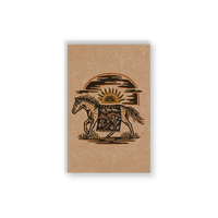 RaycoDesign — Wild West Kraft Classic Layflat Notebook