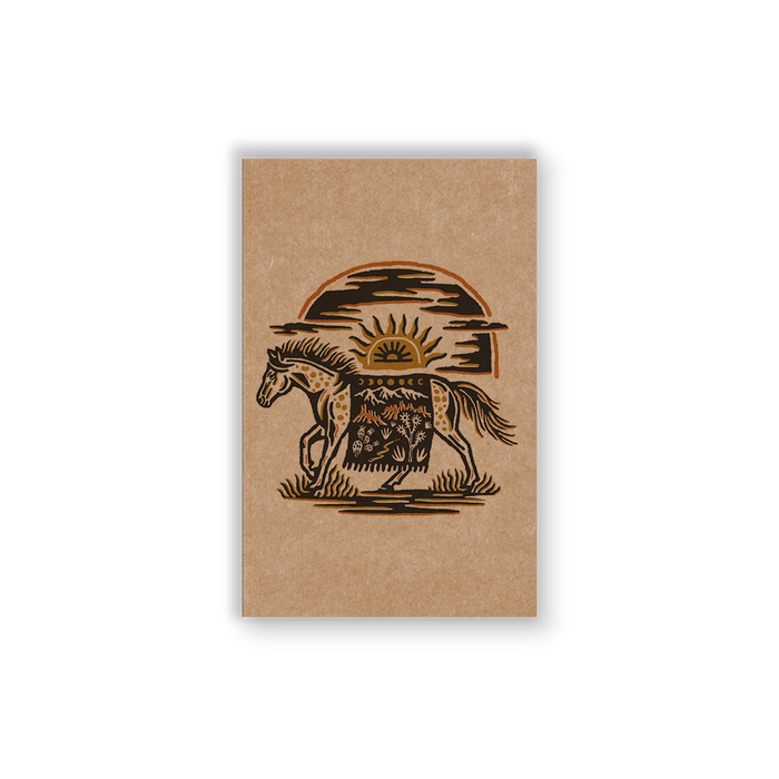 RaycoDesign — Wild West Kraft Classic Layflat Notebook