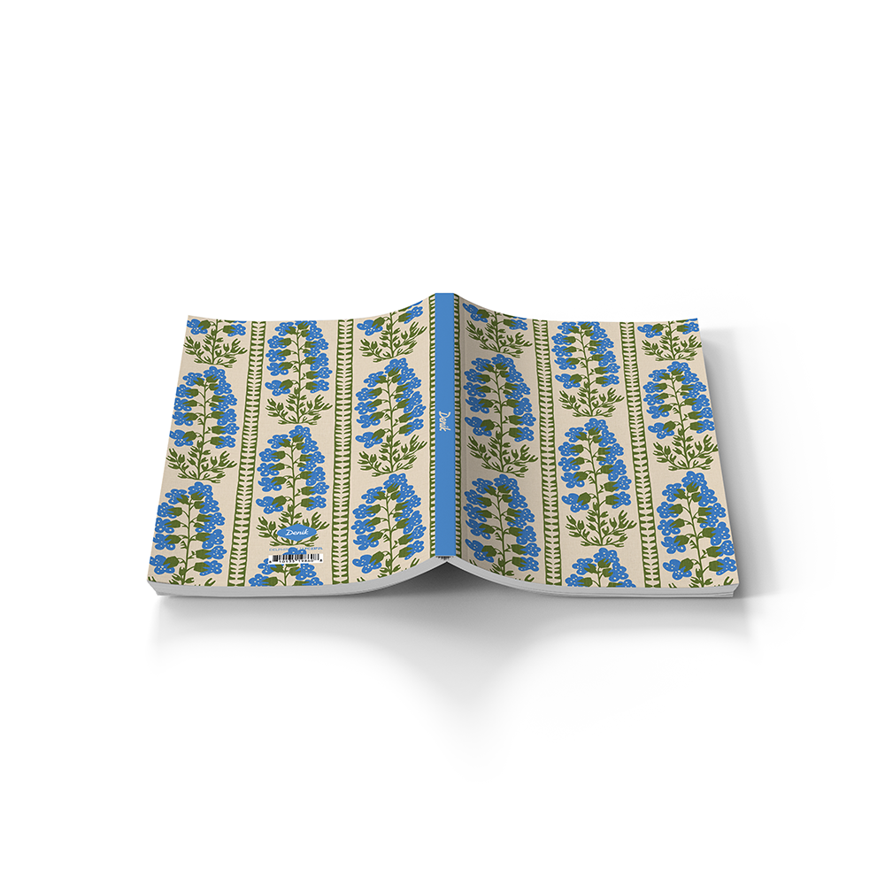 Delphinium Soft Touch Layflat Notebook | LFC2372L