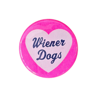 I Love Wiener Dogs Button