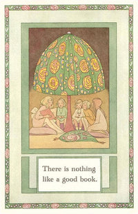 Postcard LT-109 There is Nothing Like a Good Book, Large Lam