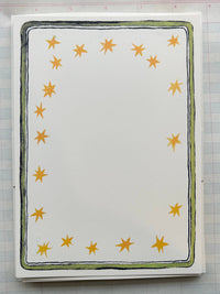 Star & Ribbon Frame Stationery Set