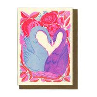 Swooning Swans Card