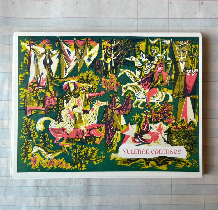 Yuletide Greetings Holiday Card