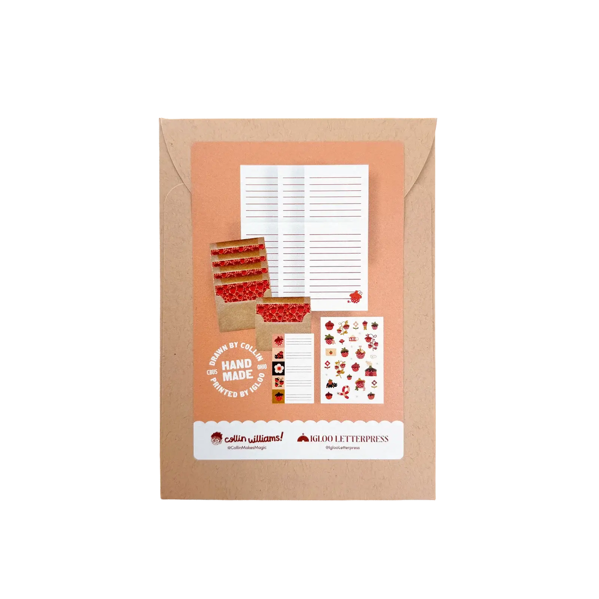 Strawberry Letter Writing Kit