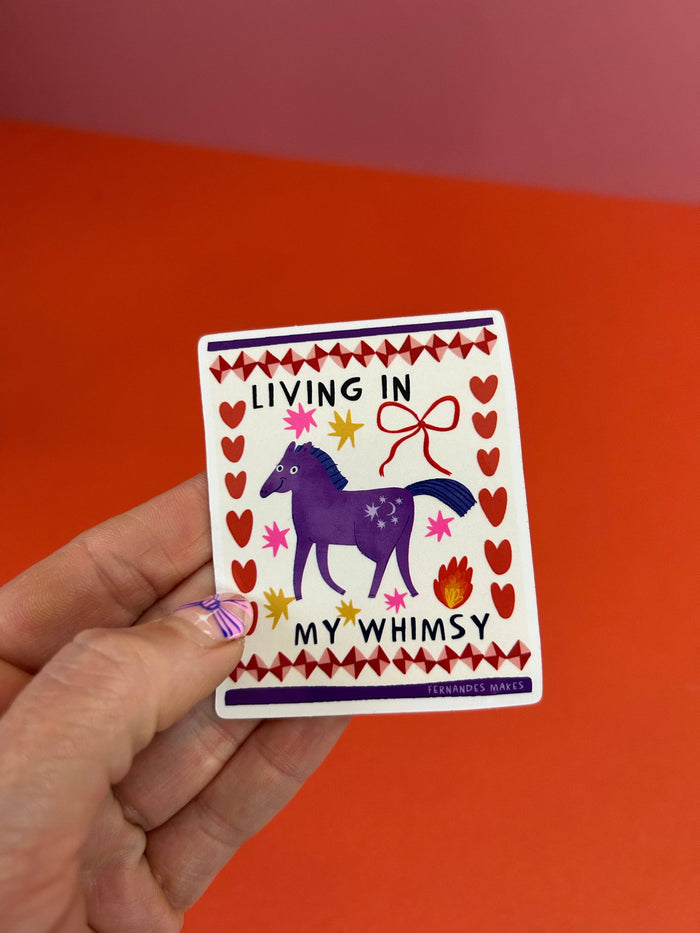 Living In My Whimsy Sticker