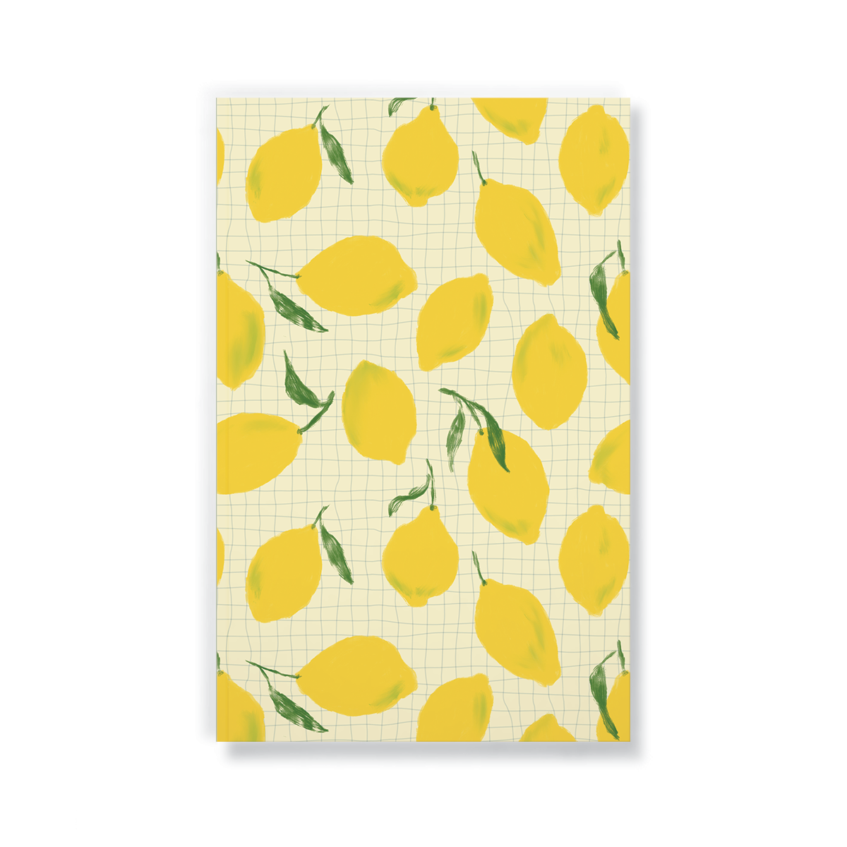 Lemon Grid Classic Layflat Notebook