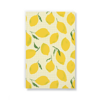 Lemon Grid Classic Layflat Notebook