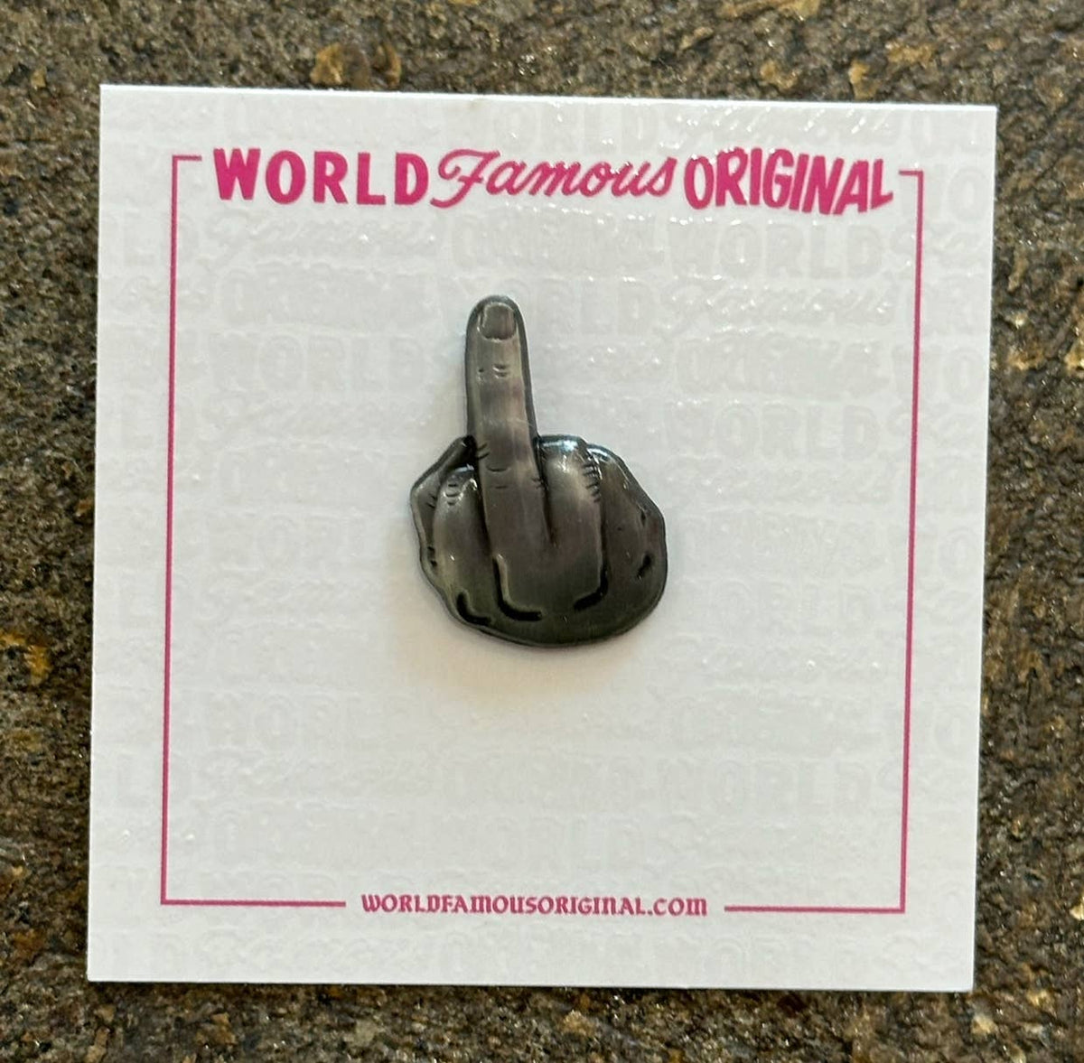 Middle Pin Middle Finger Pin – Dear Ollie