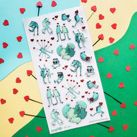 Toadally in Love Sticker Sheet