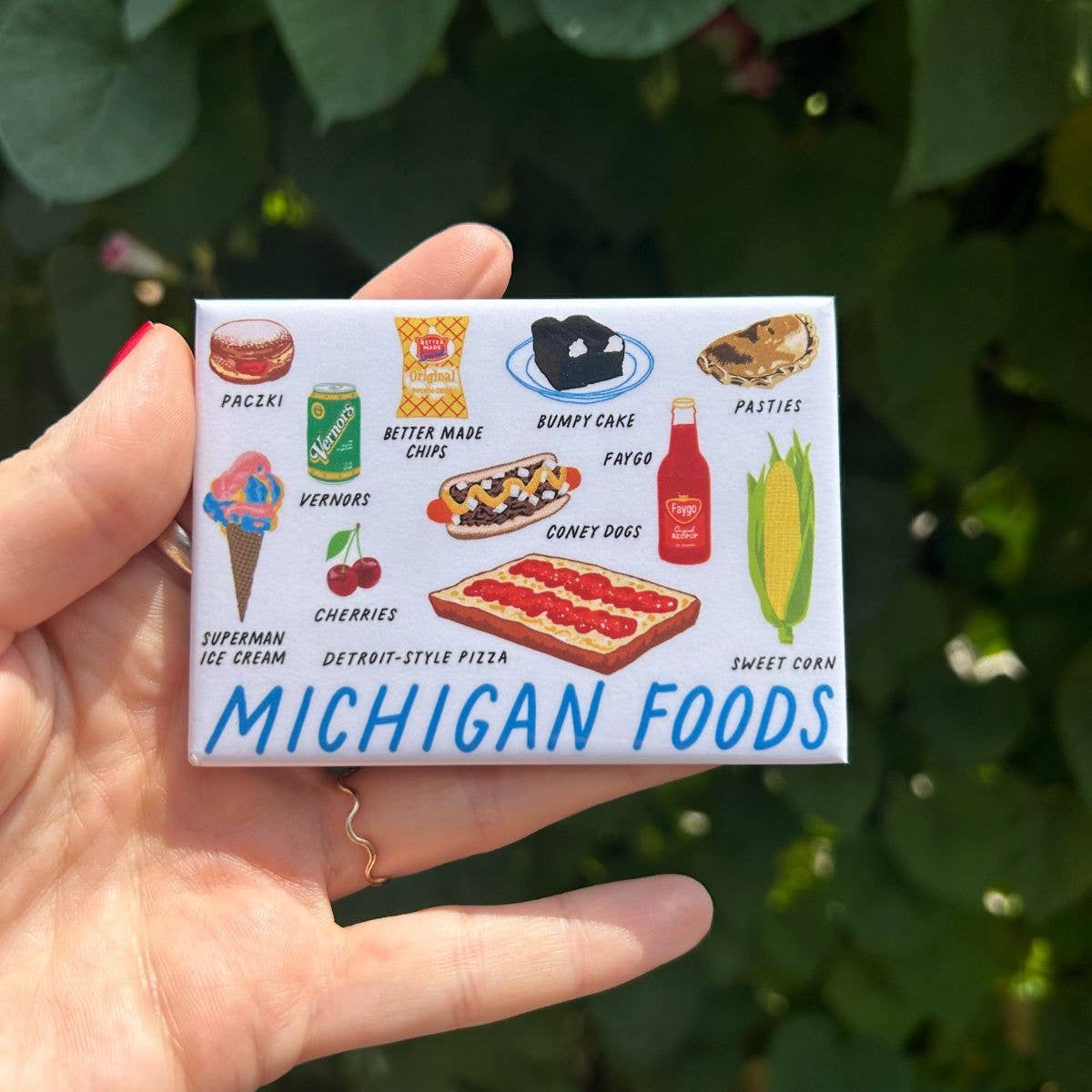 Michigan Foods Magnet