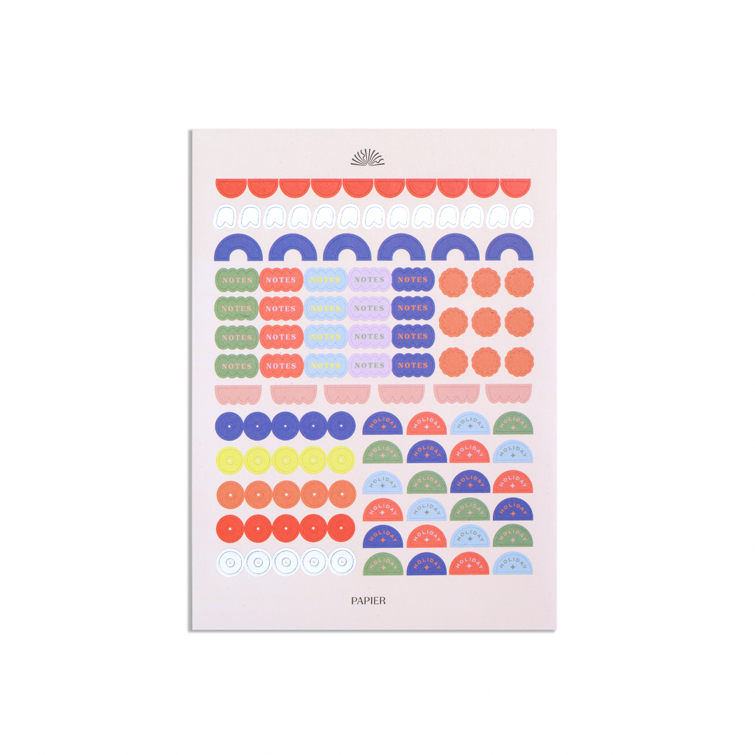 Planner Stickers Silver New Packaging