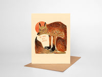 Be Who You Need – Blank Greeting Card Nature Illustration