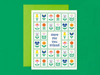 Flower Friends Forever • Here For You Encouragement Card