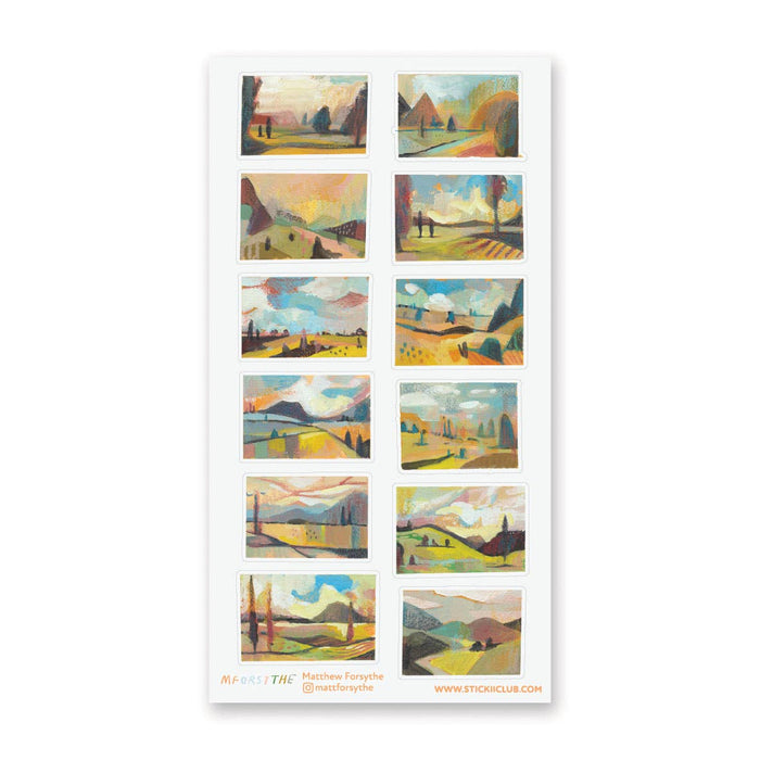 Countryside Views Sticker Sheet