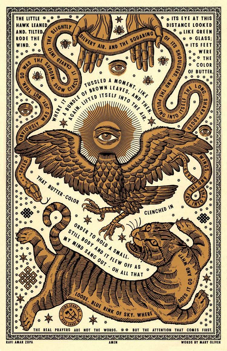 Attention Prayer Print