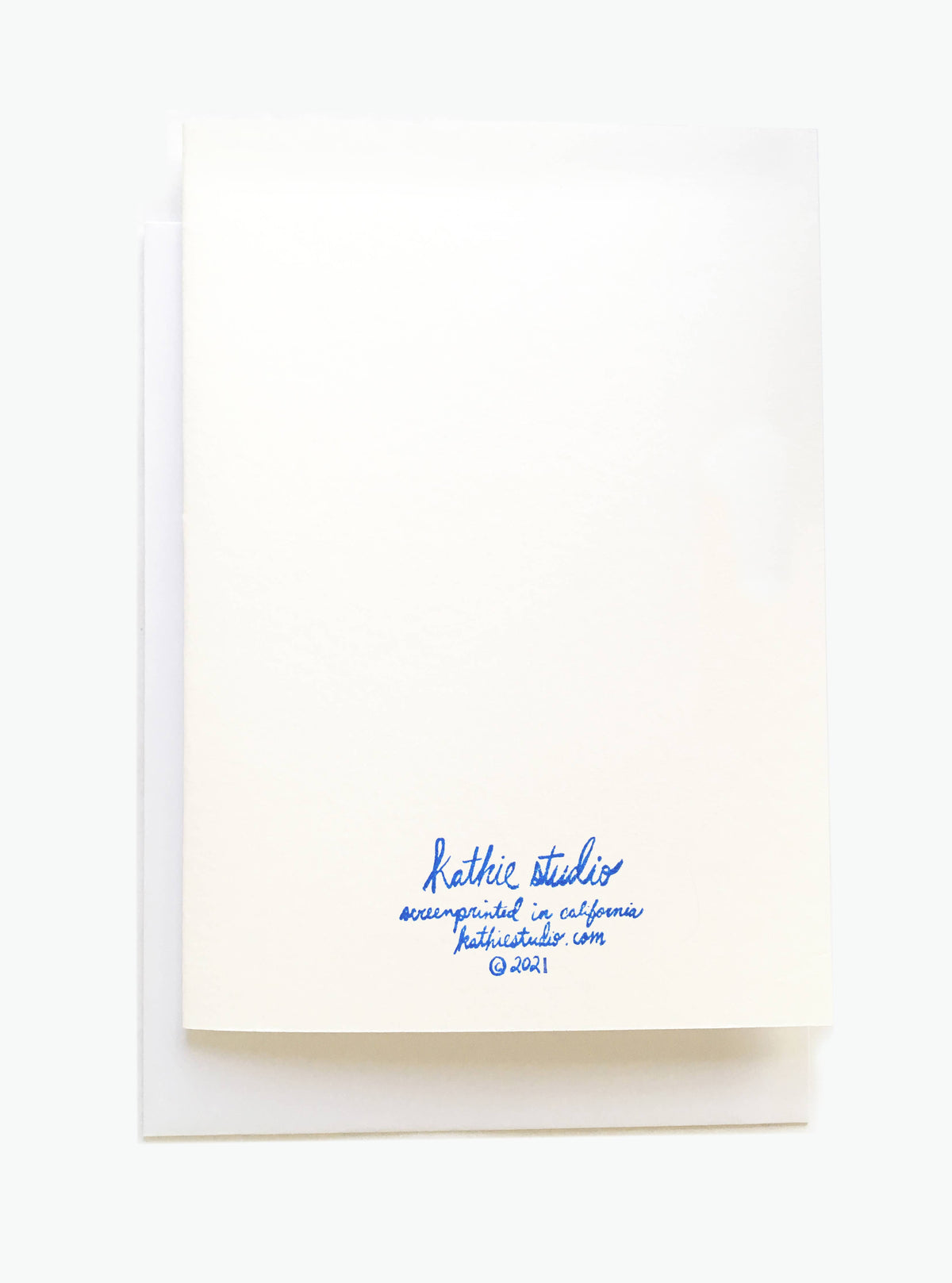 Fox Blank Silkscreen Card