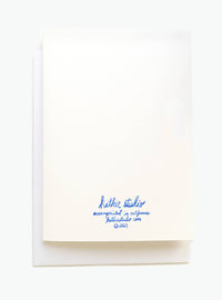Fox Blank Silkscreen Card