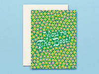 The Best • Ditsy Floral Friendship or Thank You Card