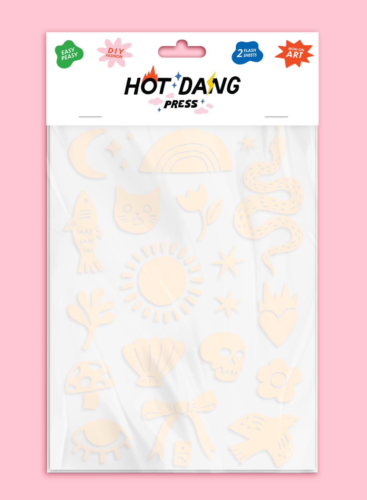 Linocut Sheet Set Cream