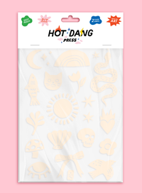 Linocut Sheet Set Cream