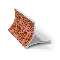 Pompom Carnation  Soft Touch Classic Layflat Notebook Journa