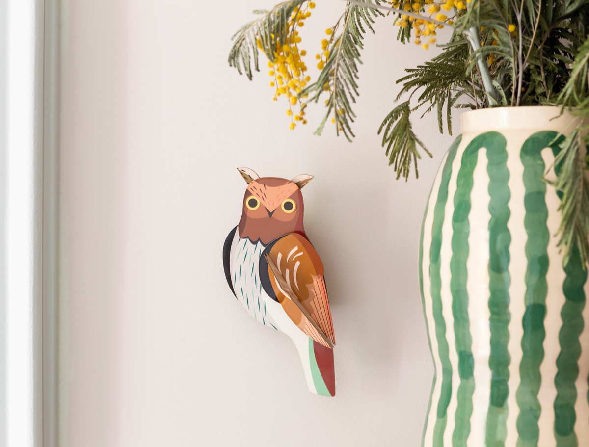 3D Wall Art - Garden Bird - Tawny Owl