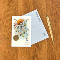 Postcard MI-314 Michigan State Girl