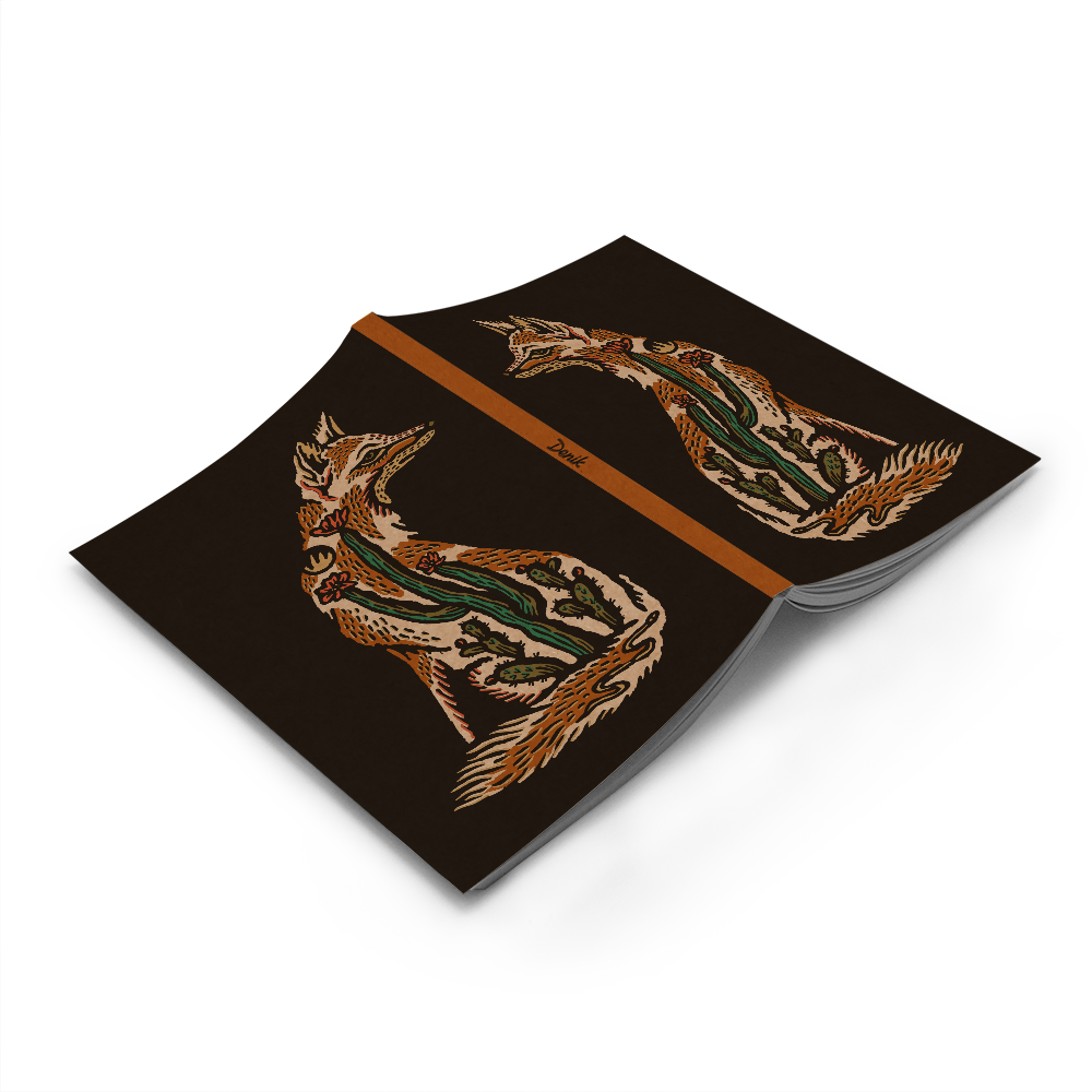 RaycoDesign — Cayote Mirage Kraft Classic Layflat Notebook