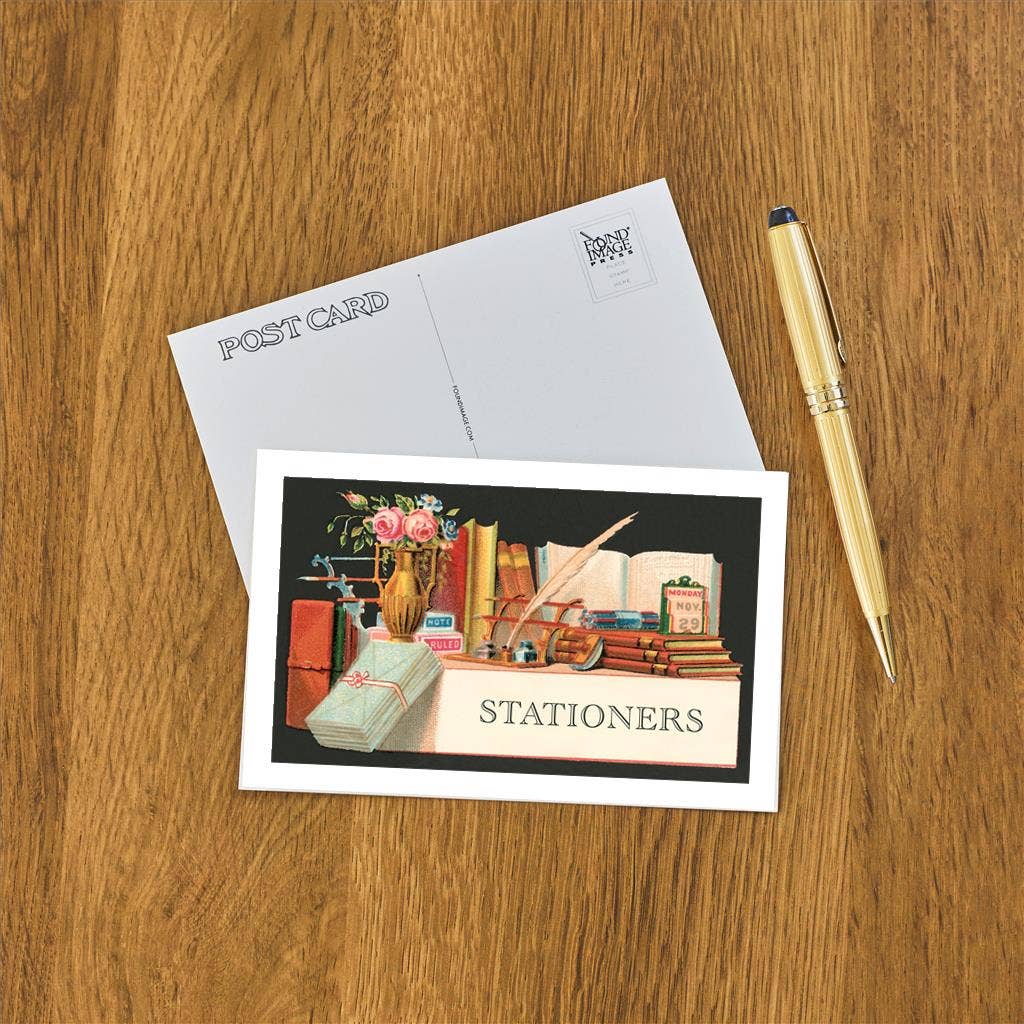 Postcard LT-142 Stationers Label