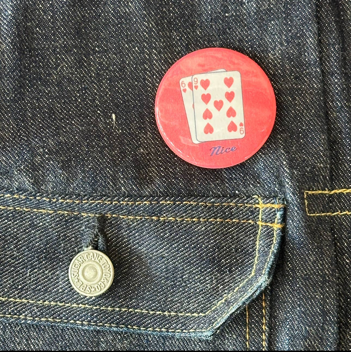 69 Nice Poker Button - 1.75"