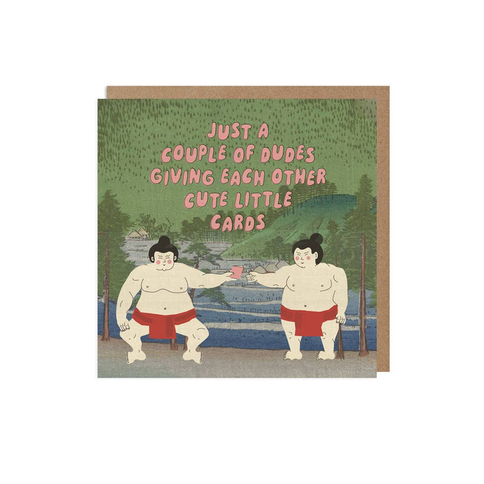 Funny Friendship Card - Sumo Dudes
